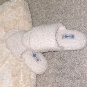 House slippers worn once!